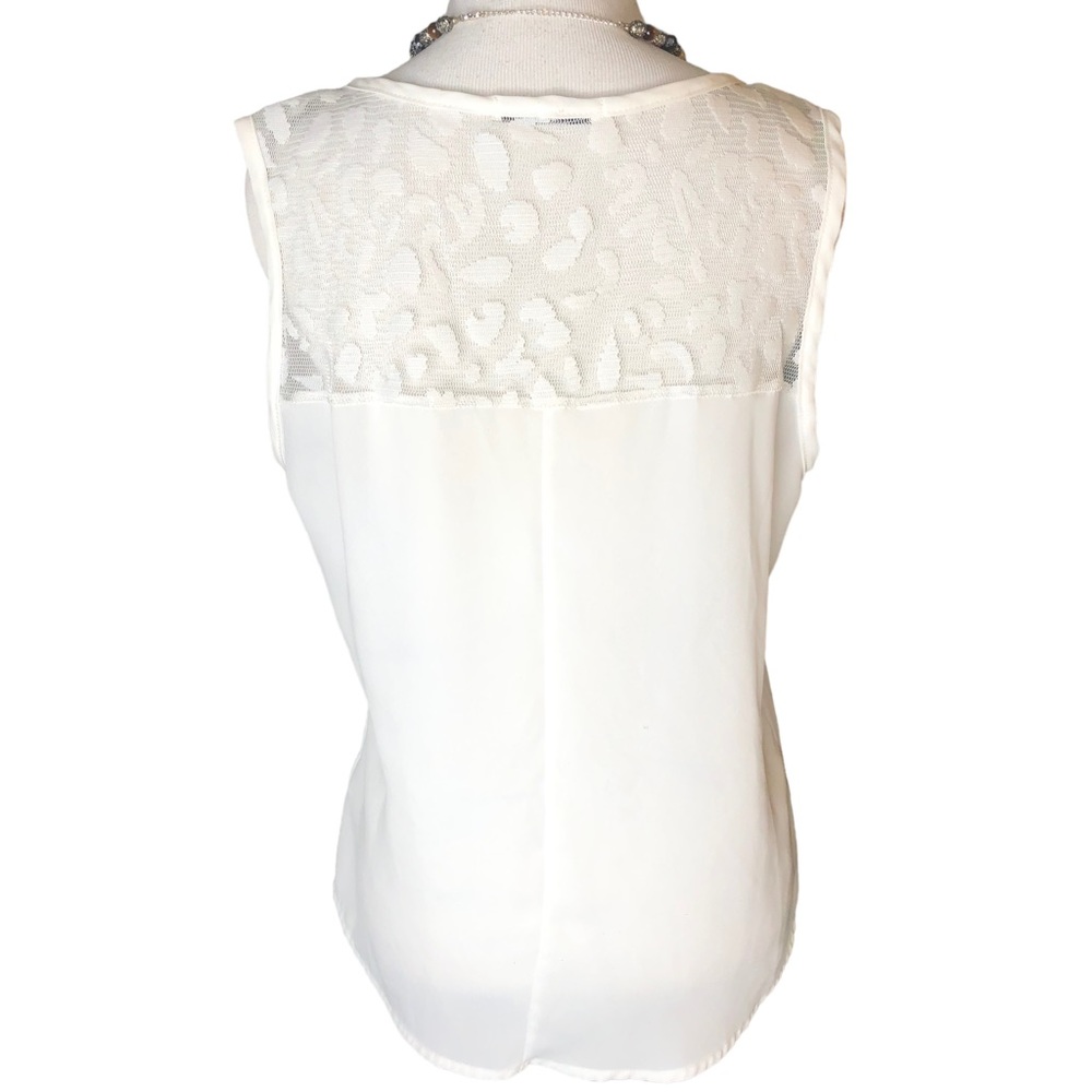 Beautiful Papaya Lovely Lace Tunic Top Sz M - Picture 2 of 8